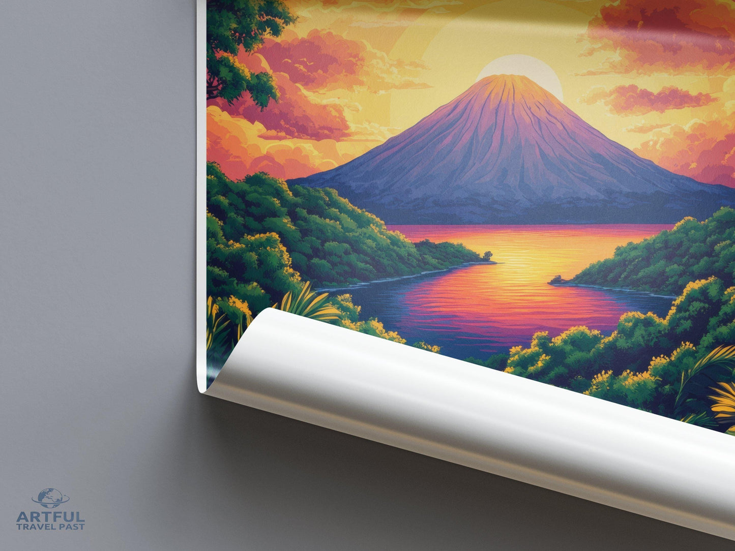 Ometepe Poster - Nicaragua Wall Art
