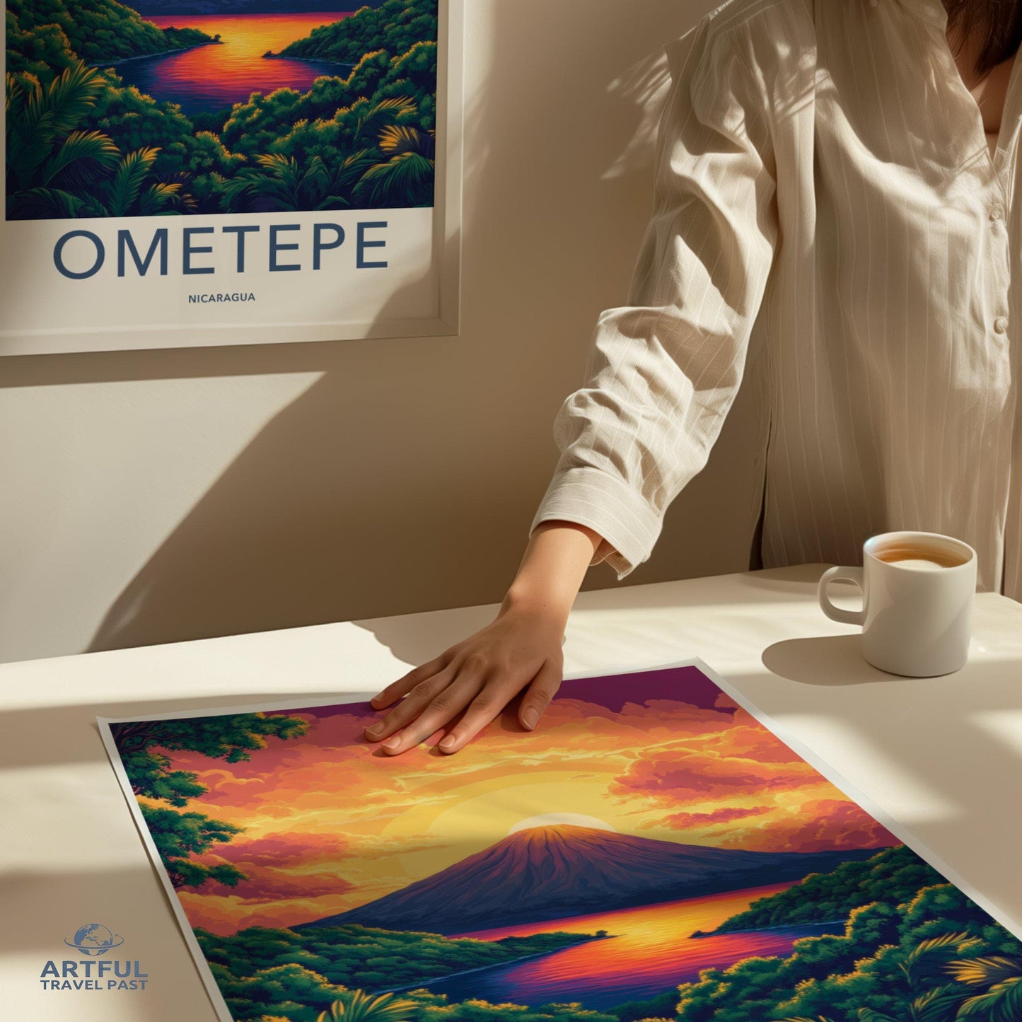 Ometepe Poster - Nicaragua Wall Art