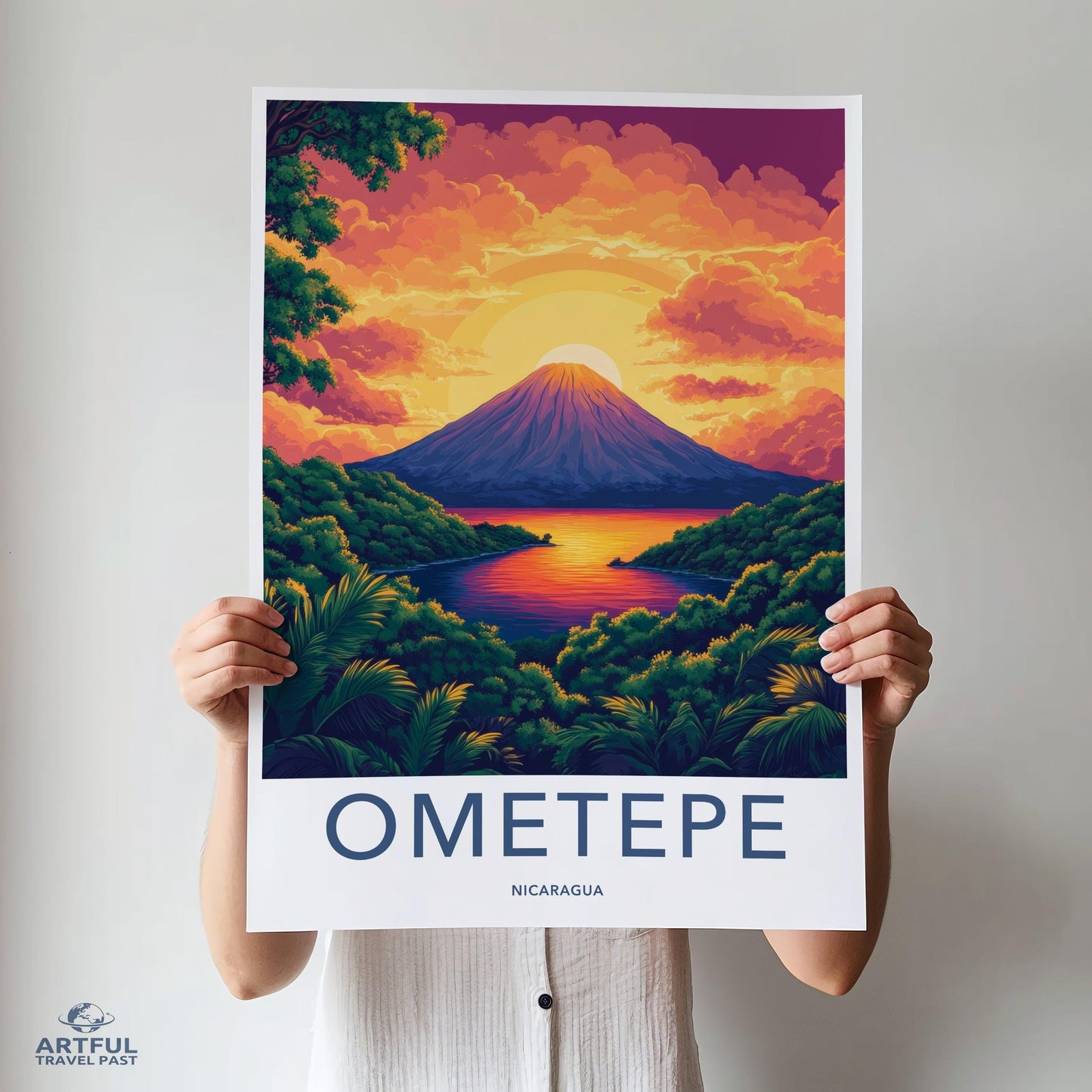 Ometepe Poster - Nicaragua Wall Art