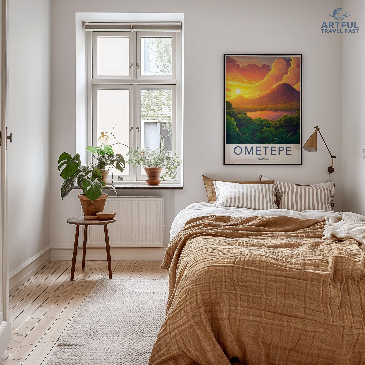 Ometepe Poster | Nicaragua Wall Art | Central America Decor