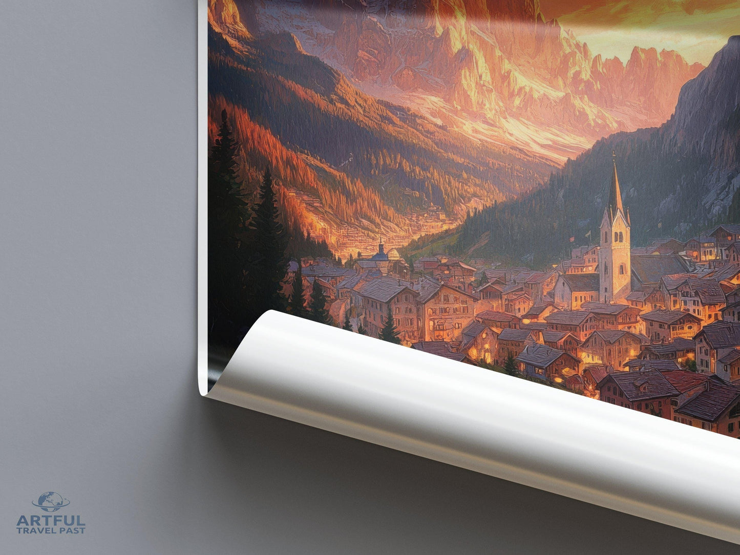 Ortisei Poster - Italy Wall Art