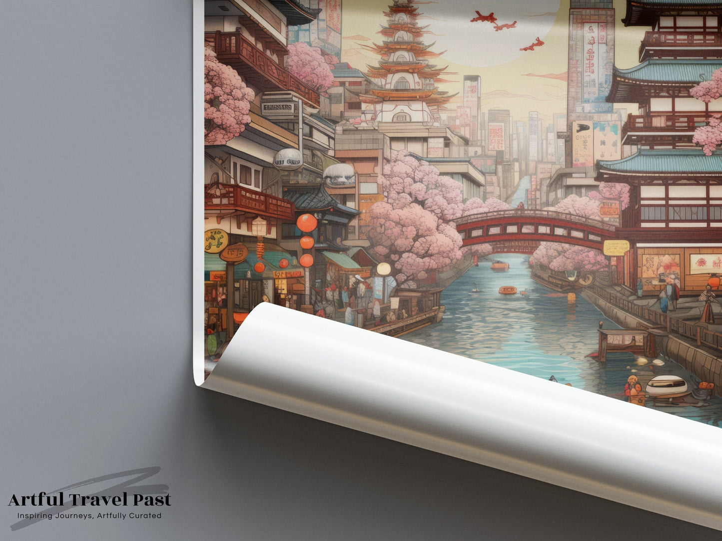 Osaka Poster - Japan Wall Art