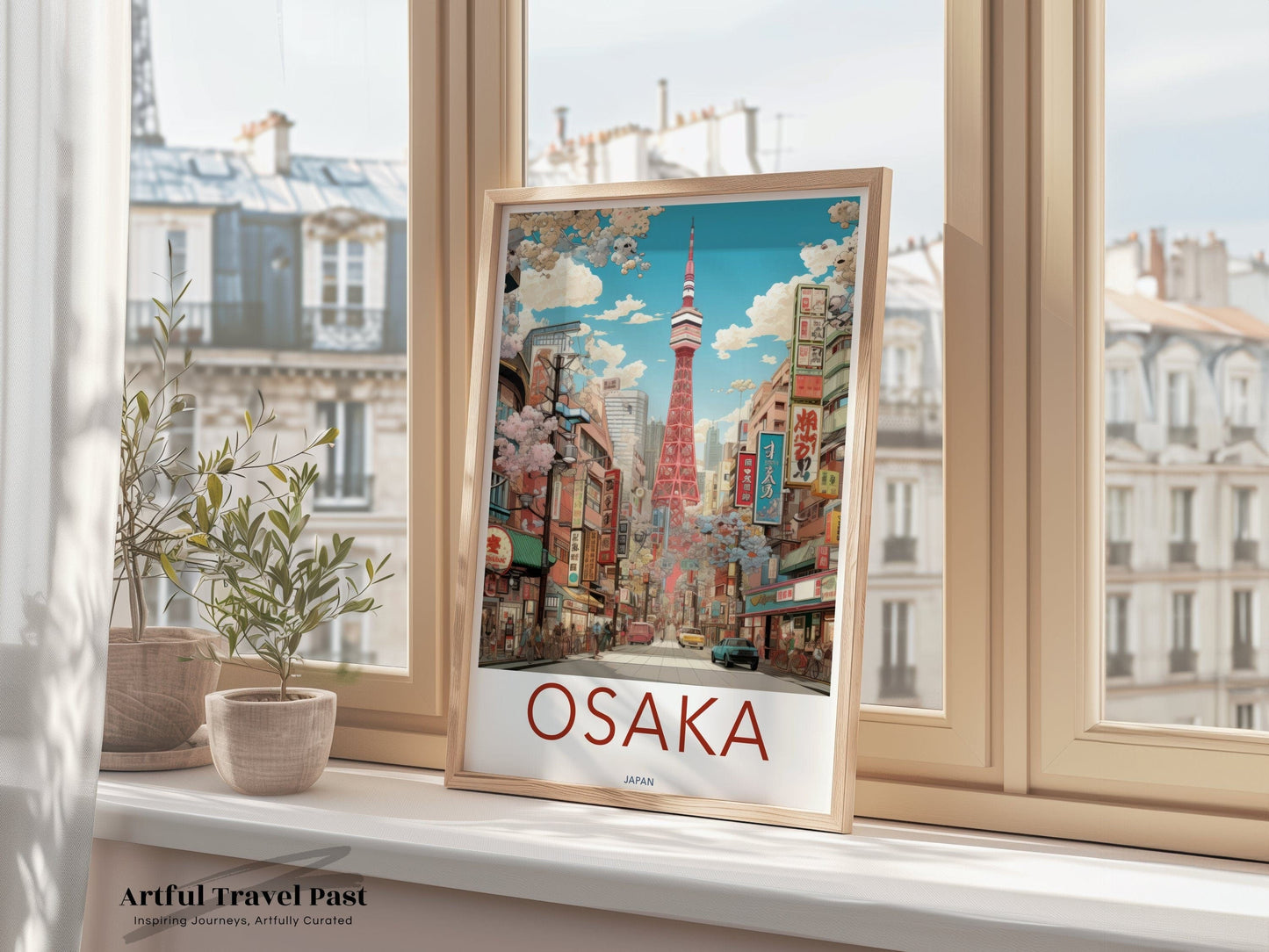 Osaka Poster - Japan Wall Art