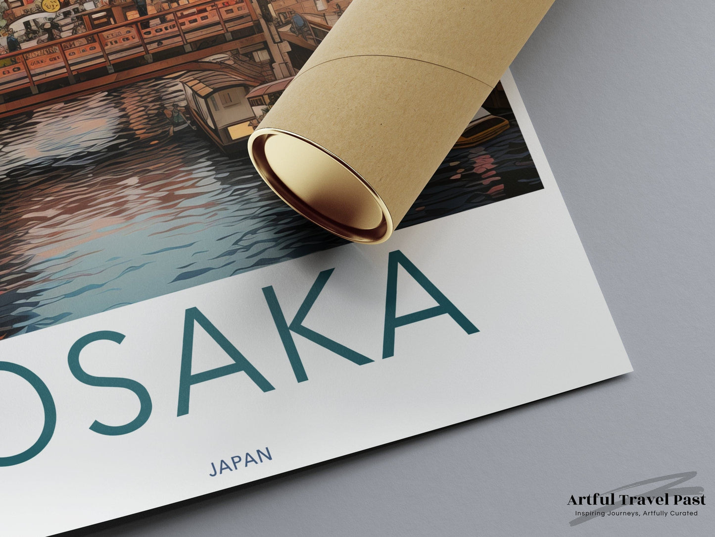 Osaka Poster | Japan Wall Art | Asia Decor