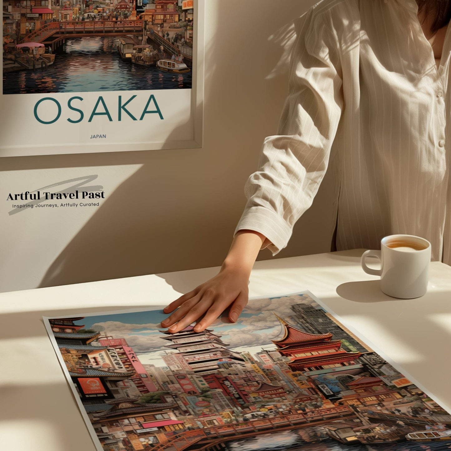 Osaka Poster | Japan Wall Art | Asia Decor