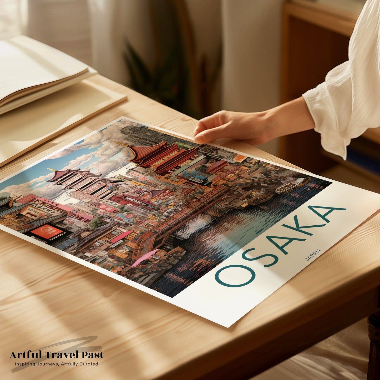 Osaka Poster | Japan Wall Art | Asia Decor
