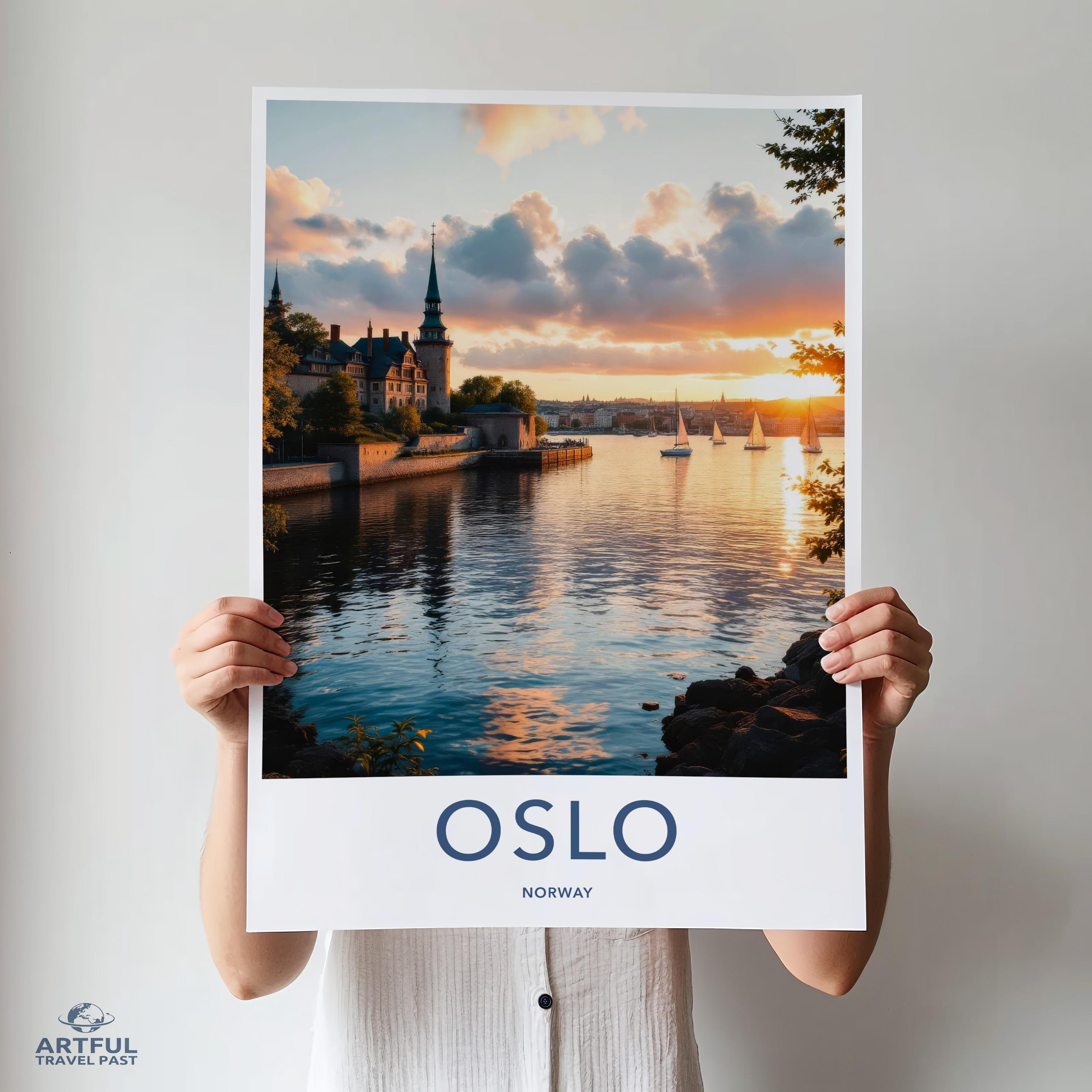 Oslo Poster - Norway Wall Art