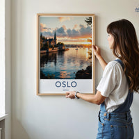 Oslo Poster - Norway Wall Art