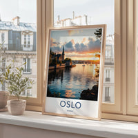 Oslo Poster - Norway Wall Art