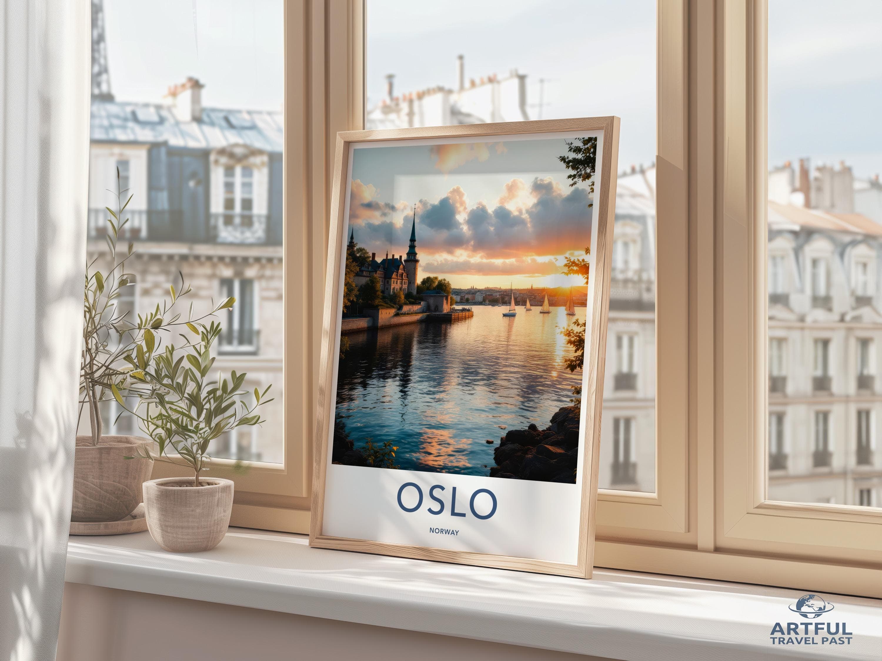 Oslo Poster - Norway Wall Art
