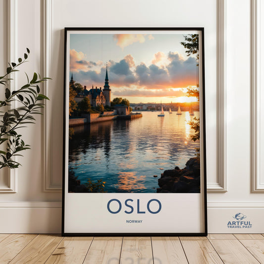 Oslo Poster - Norway Wall Art