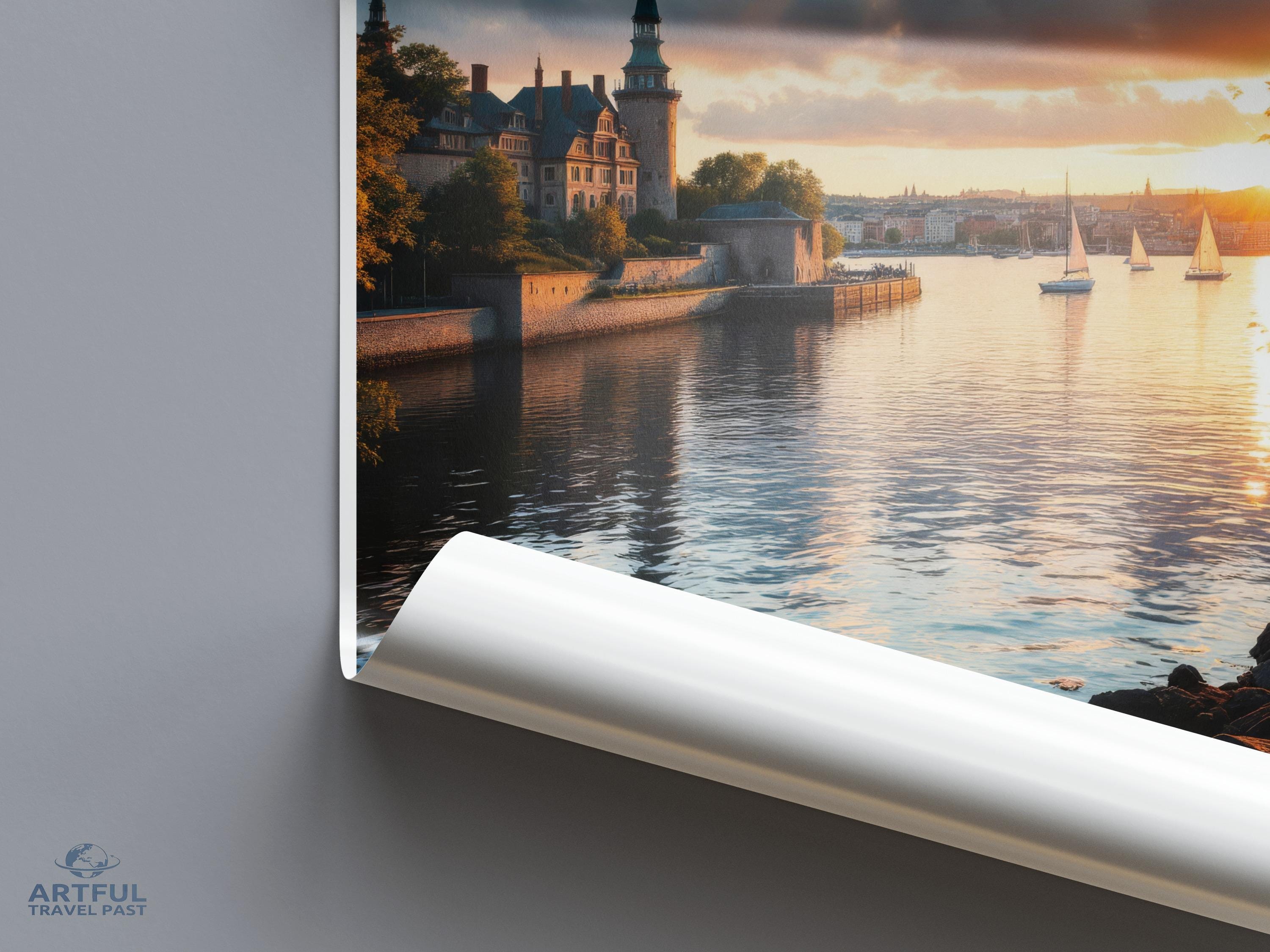 Oslo Poster - Norway Wall Art