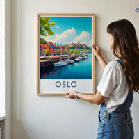 Oslo Poster - Norway Wall Art