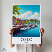 Oslo Poster - Norway Wall Art