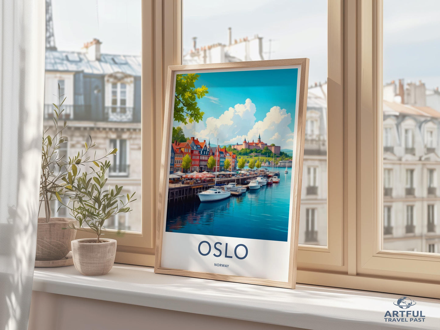 Oslo Poster - Norway Wall Art