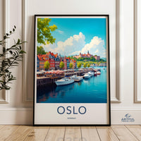 Oslo Poster - Norway Wall Art