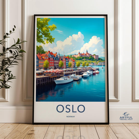Oslo Poster - Norway Wall Art