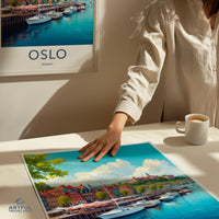 Oslo Poster - Norway Wall Art