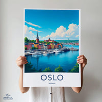 Oslo Poster - Norway Wall Art