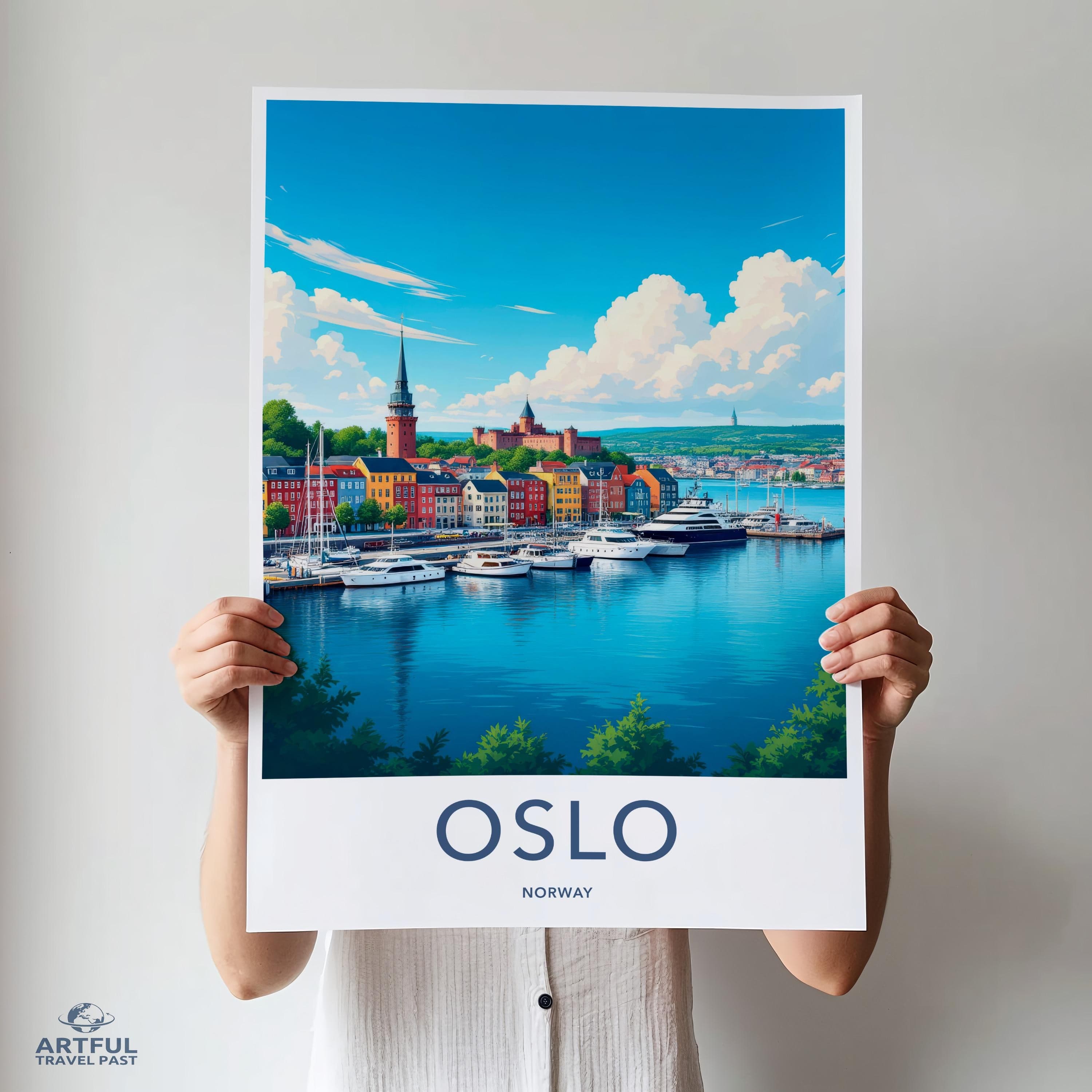 Oslo Poster - Norway Wall Art