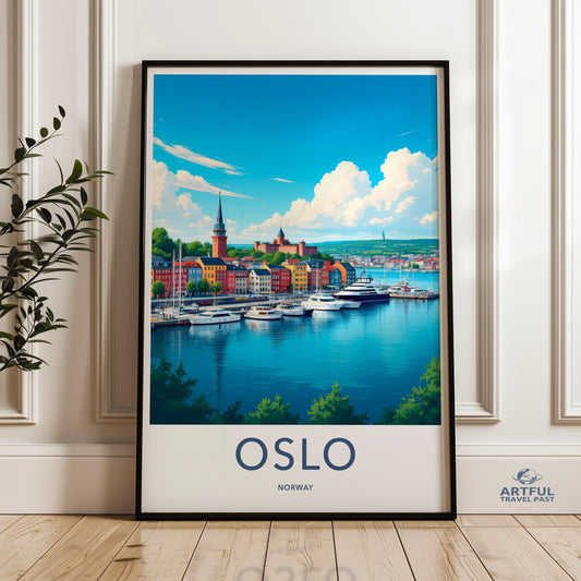Oslo Poster - Norway Wall Art