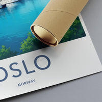 Oslo Poster - Norway Wall Art
