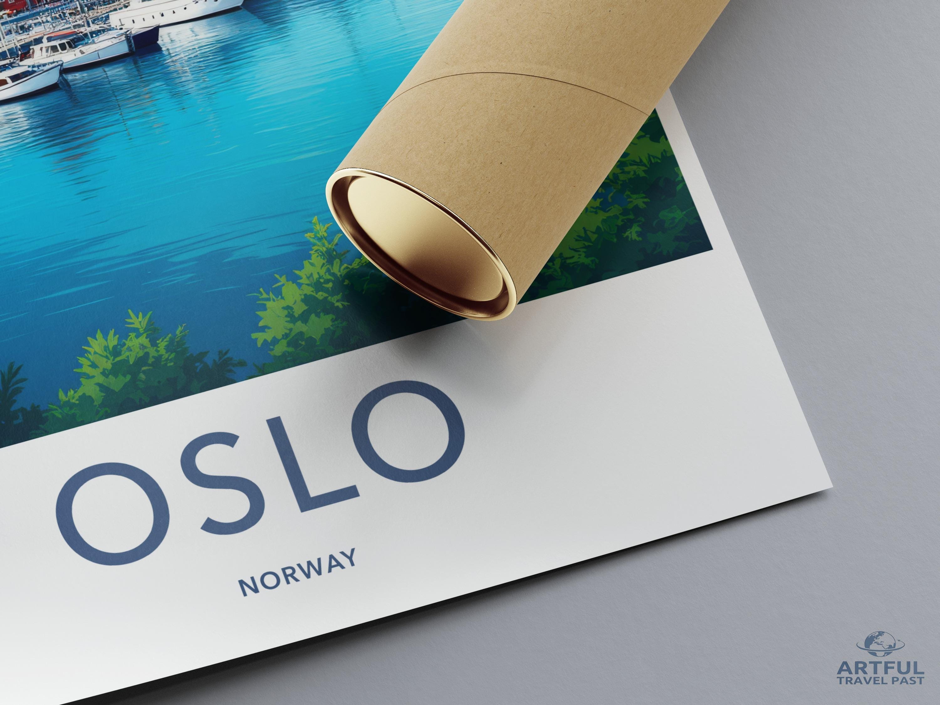Oslo Poster - Norway Wall Art