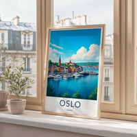 Oslo Poster - Norway Wall Art
