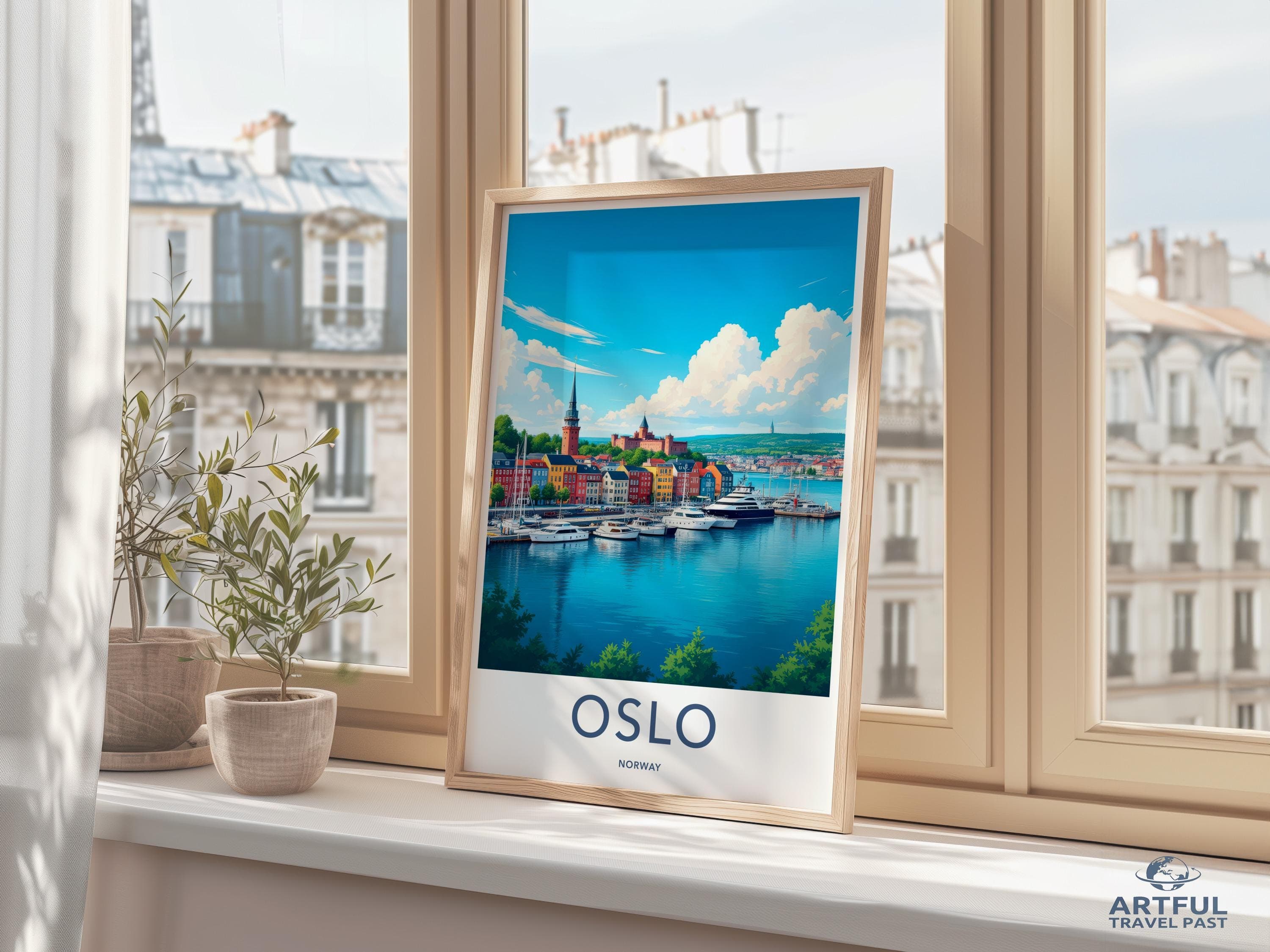 Oslo Poster - Norway Wall Art
