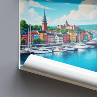 Oslo Poster - Norway Wall Art