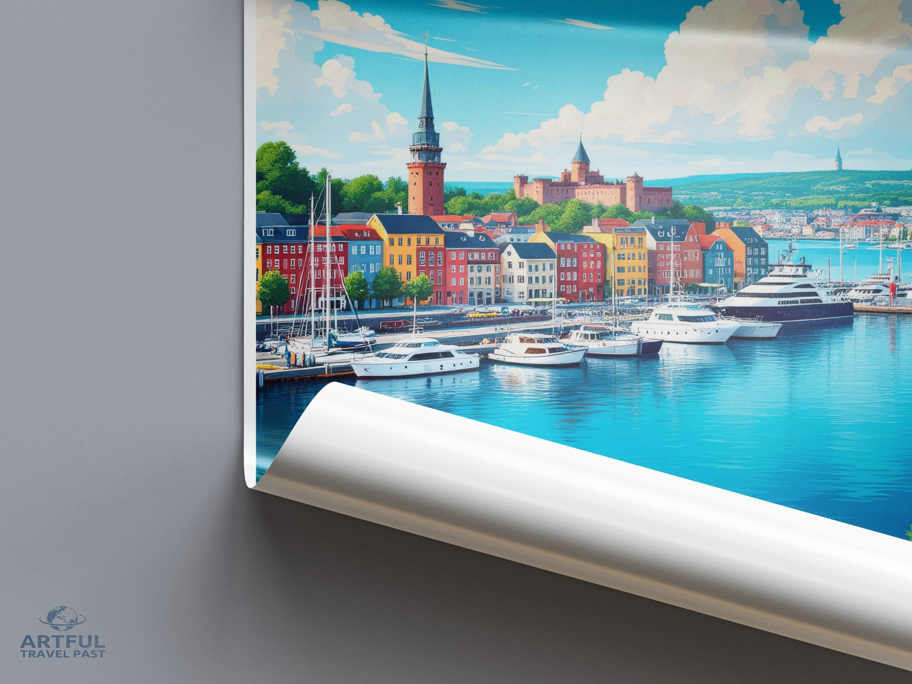 Oslo Poster - Norway Wall Art