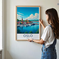 Oslo Poster - Norway Wall Art