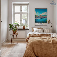 Oslo Poster - Norway Wall Art