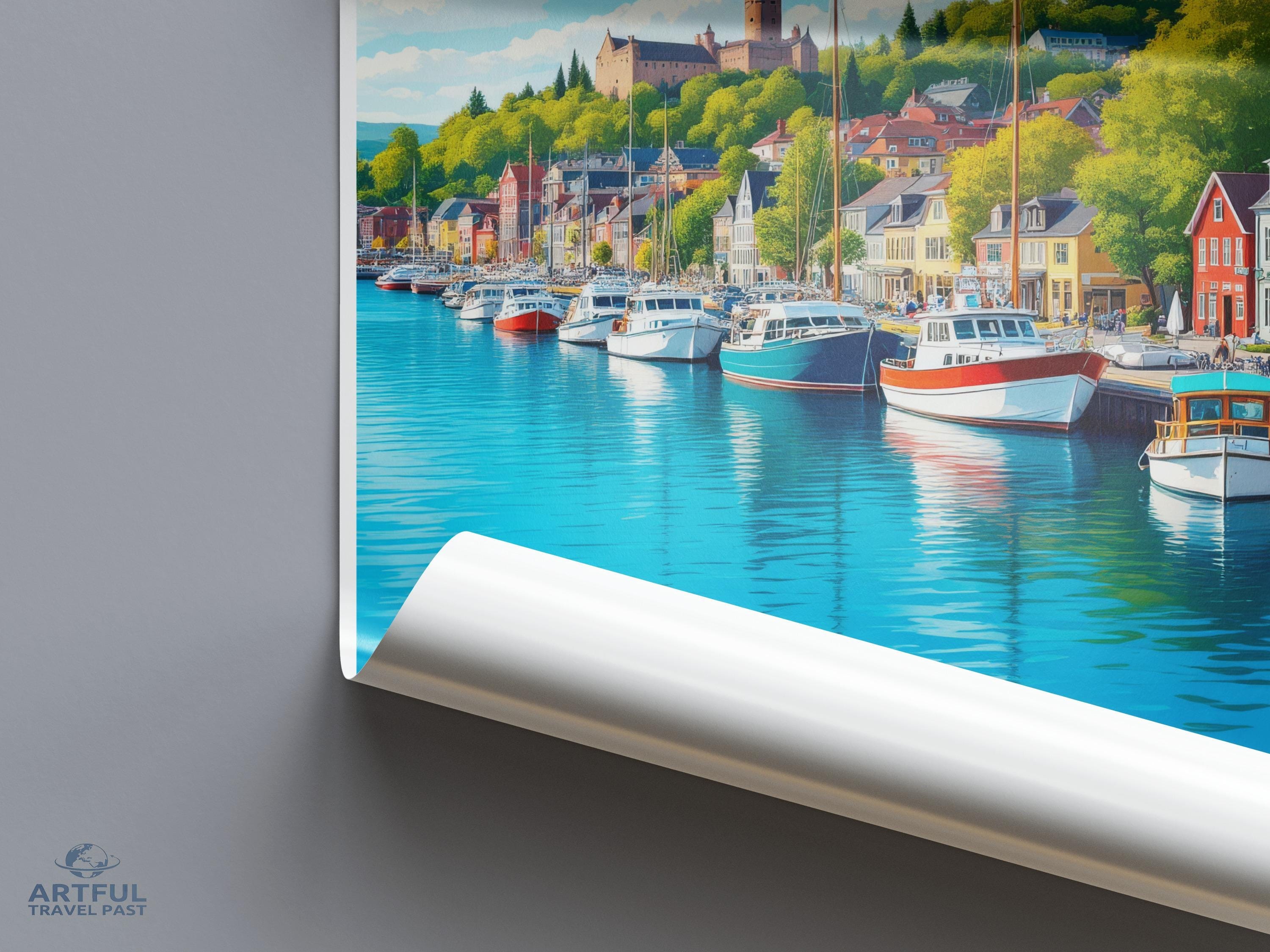 Oslo Poster - Norway Wall Art