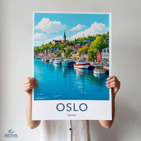 Oslo Poster - Norway Wall Art