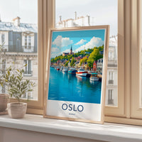 Oslo Poster - Norway Wall Art