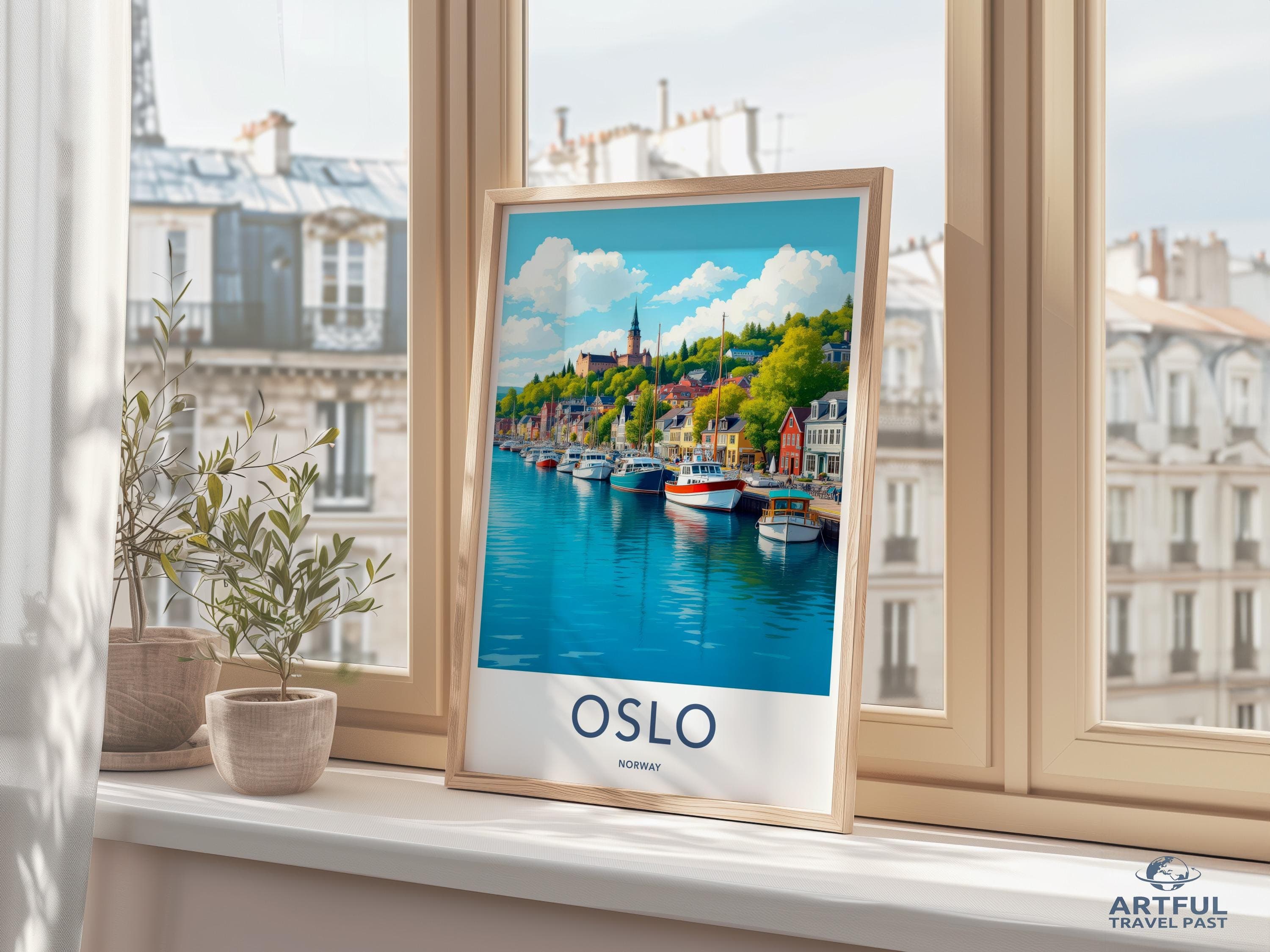 Oslo Poster - Norway Wall Art