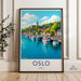 Oslo Poster - Norway Wall Art