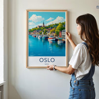 Oslo Poster - Norway Wall Art