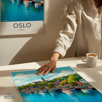 Oslo Poster - Norway Wall Art