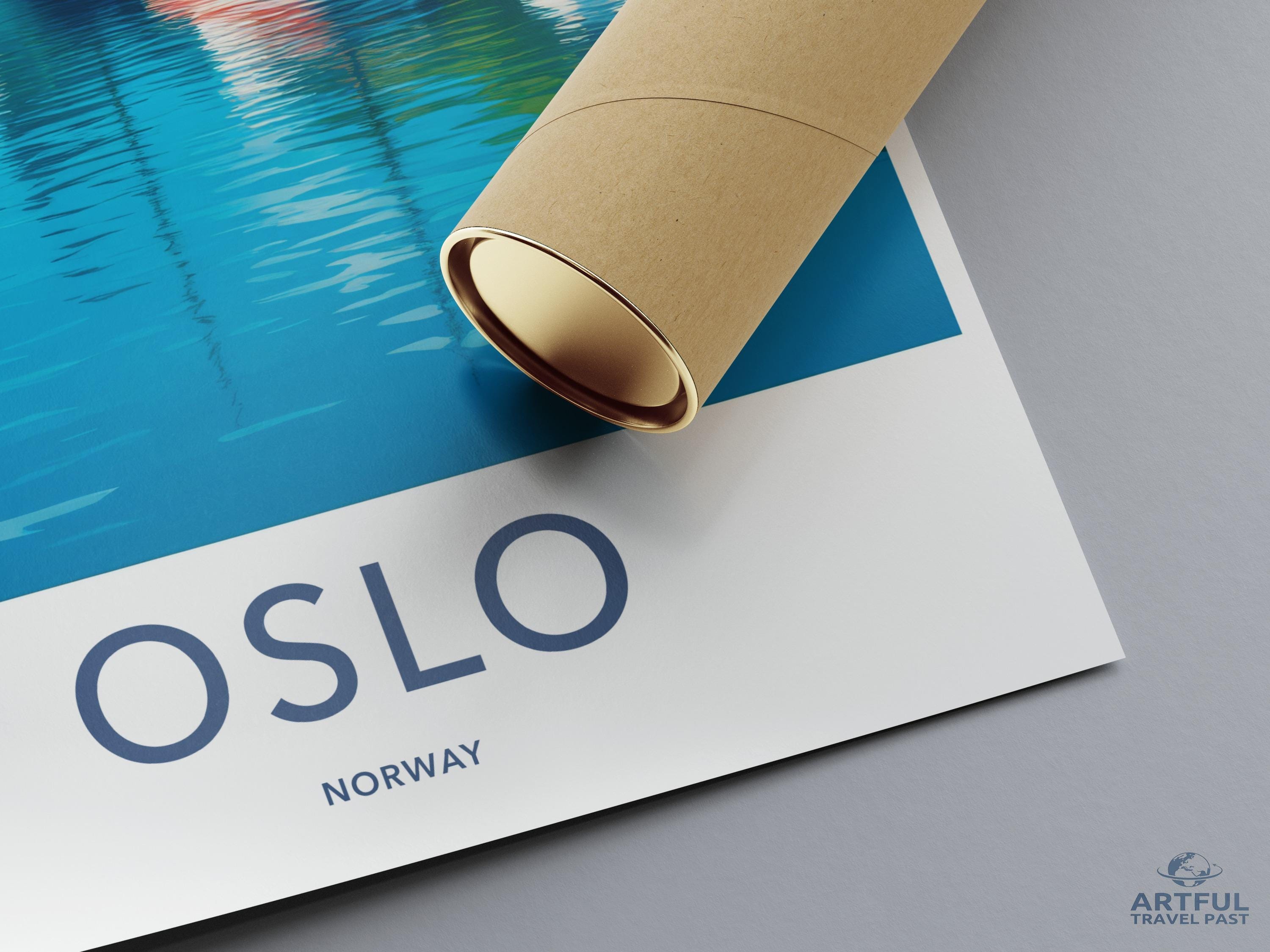 Oslo Poster - Norway Wall Art