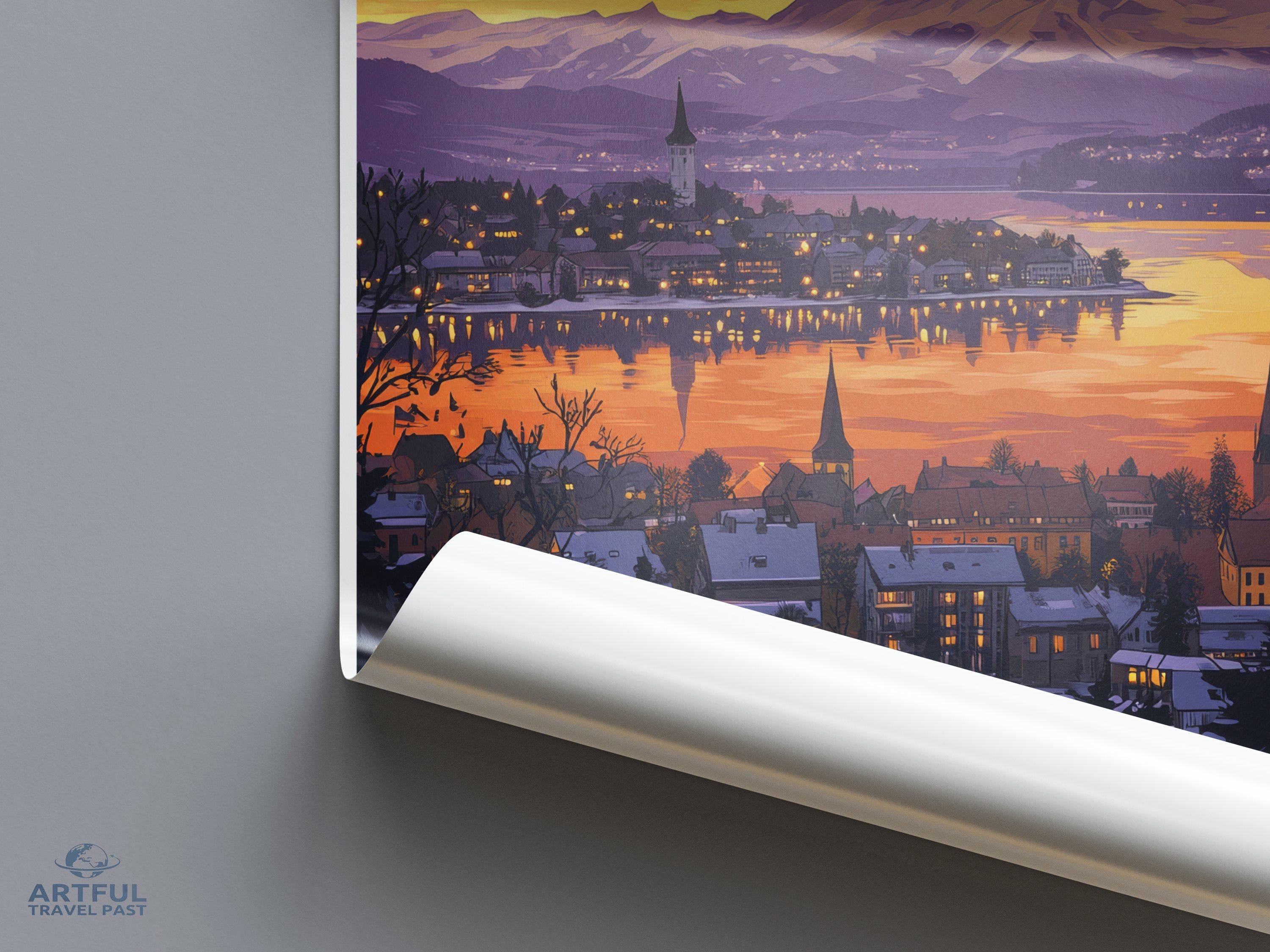 Östersund Poster - Sweden Wall Art