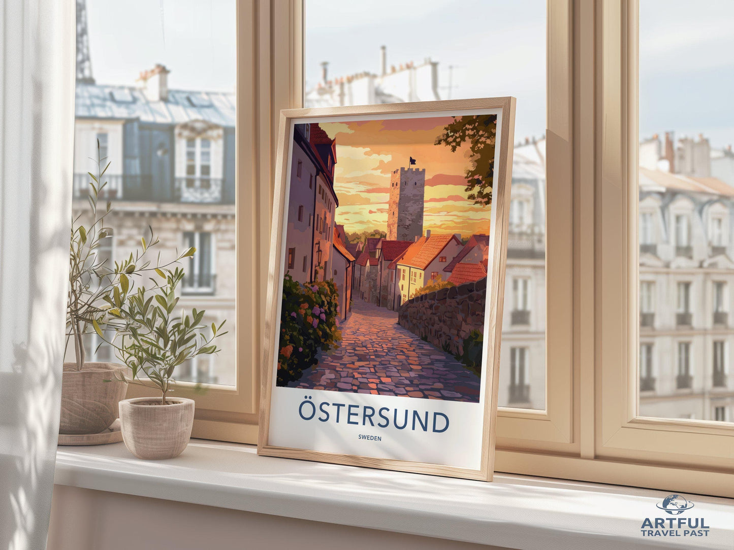 Östersund Poster - Sweden Wall Art