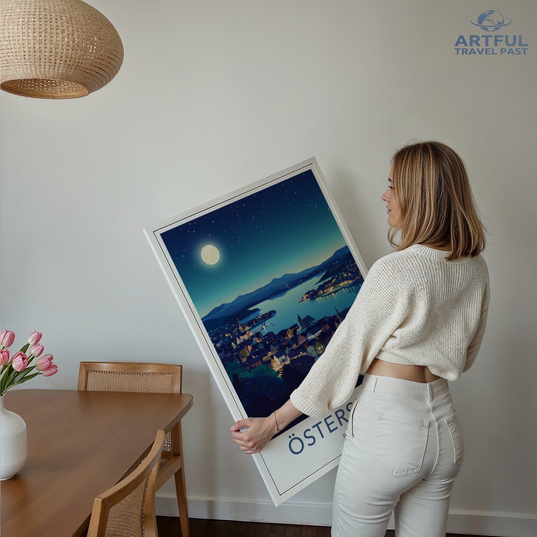 Östersund Poster - Sweden Wall Art