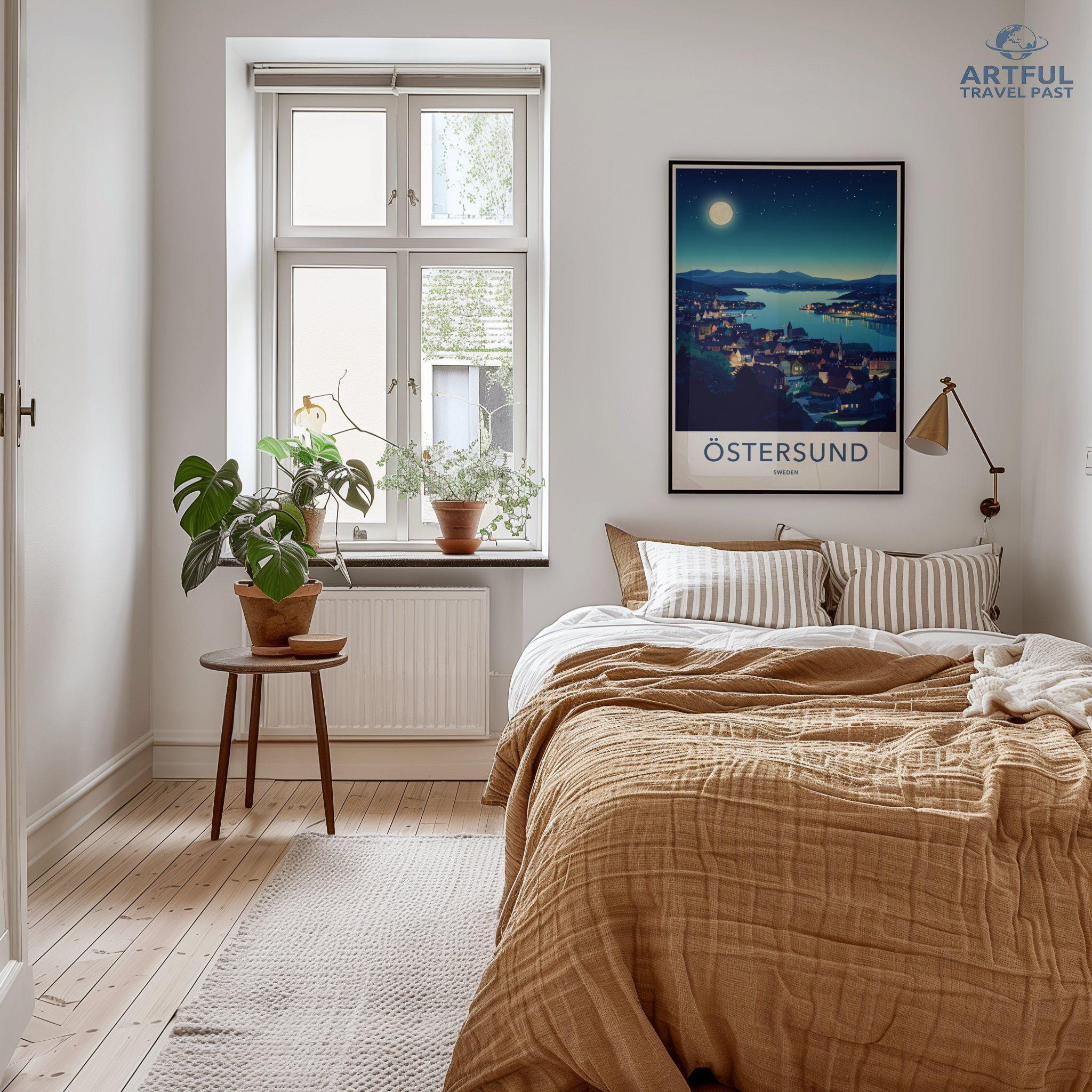 Östersund Poster - Sweden Wall Art