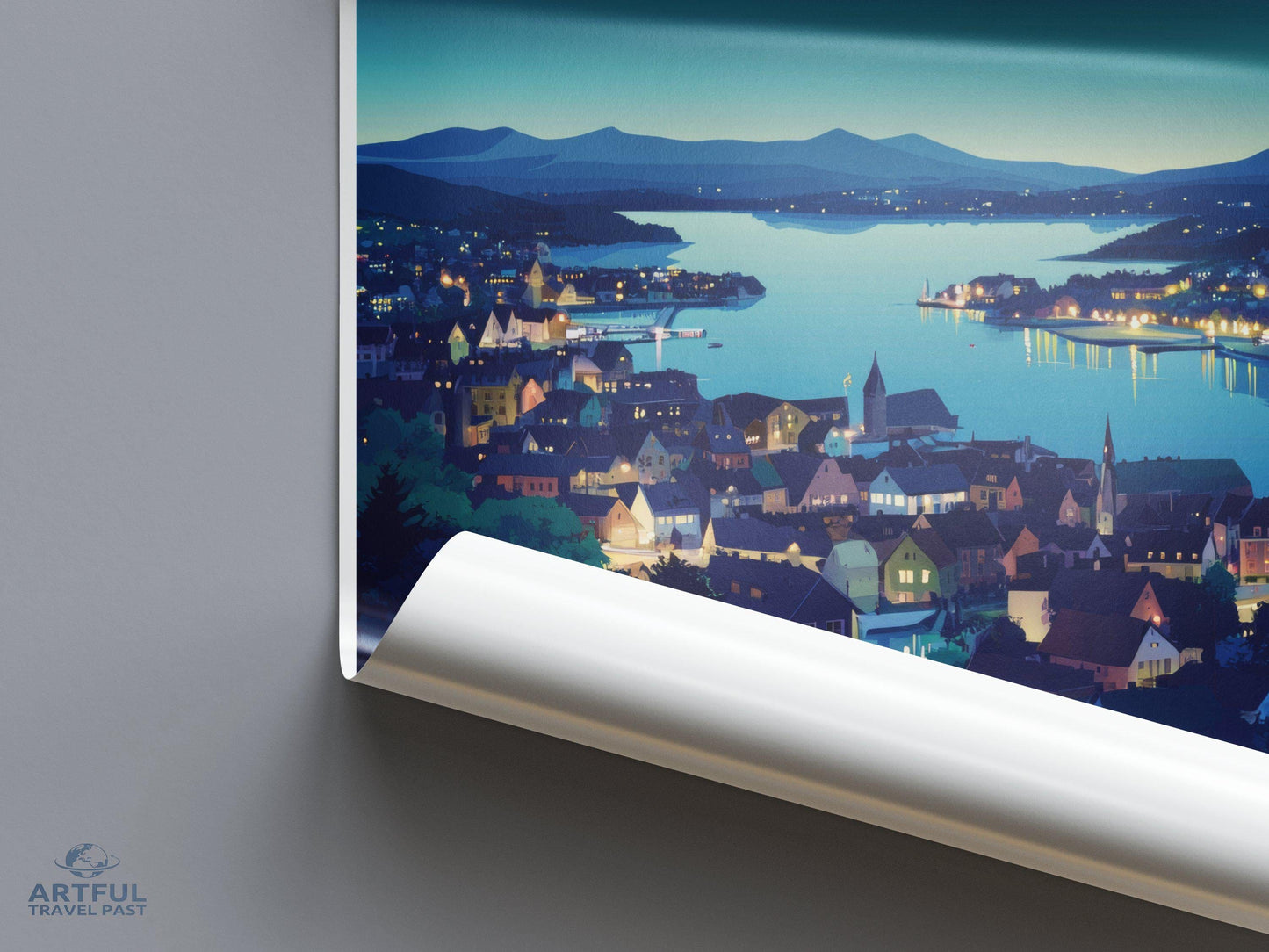 Östersund Poster - Sweden Wall Art