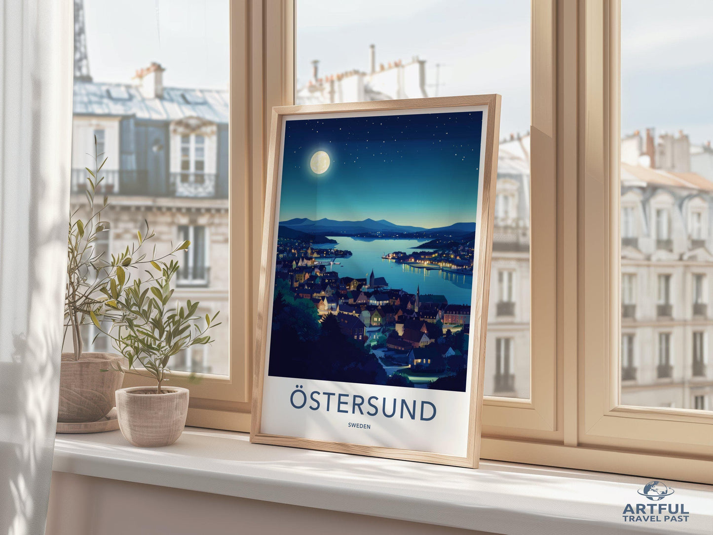 Östersund Poster - Sweden Wall Art