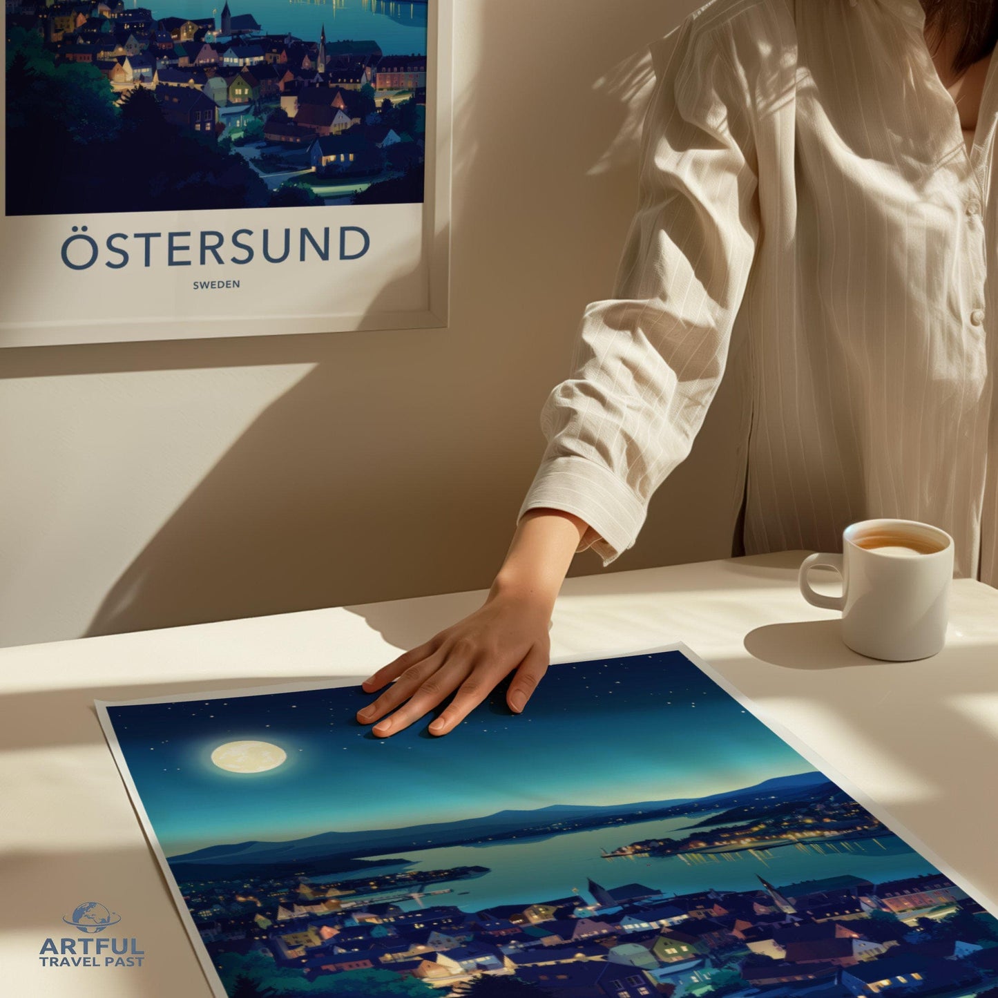 Östersund Poster - Sweden Wall Art