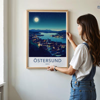 Östersund Poster - Sweden Wall Art