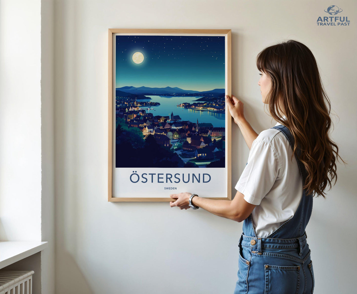 Östersund Poster - Sweden Wall Art